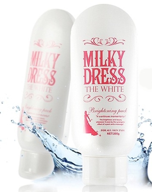 ครีมทาผิวขาว Milky Dress The White 